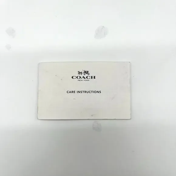 COACH NWOT Charlie Mini Wild Plaid Leather Backpack, Blue, $328 Retail - Picture 11 of 11